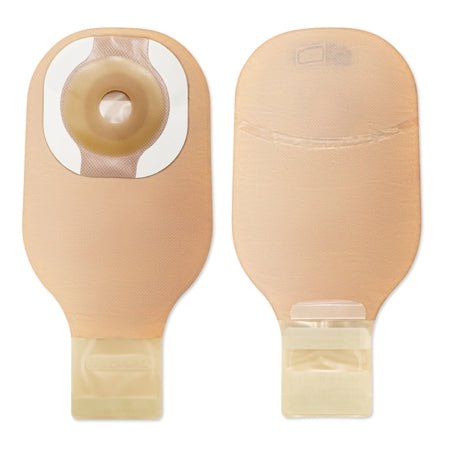 Hollister - Ostomy Pouch One-Piece System 12 Inch Length Drainable Flat, Pre-Cut - 8935