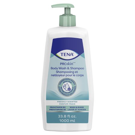 TENA ProSkin - Shampoo and Body Wash 33.8 oz. Pump Bottle Scented - 64408