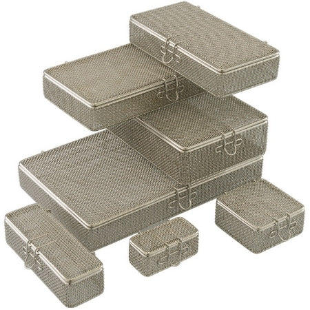 Sklar Instrument Basket Reusable Fine Mesh Stainless Steel 1 X 1-1/2 X 3 Inch - 1722028
