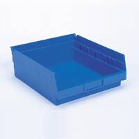 Akro-Mils - Shelf Bin Blue Industrial Grade Polymers 4 X 8-3/8 X 23-5/8 Inch - 30184BLUE