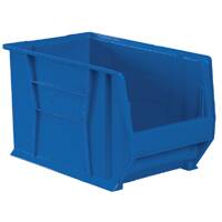 Akro-Mils Super-Size AkroBins Storage Bin Blue Industrial Grade Polymers 8 X 12-3/8 X 20 Inch - 30281BLUE