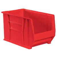 AkroBins Super-Size - Storage Bin Red Plastic 12 X 18-3/8 X 20 Inch - 30283RED