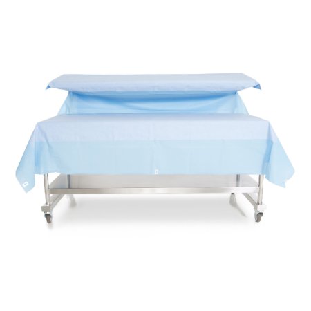 O&M Halyard - Heavy Duty Back Table Cover For 75 Inch Two Tier Back Tables - 37501