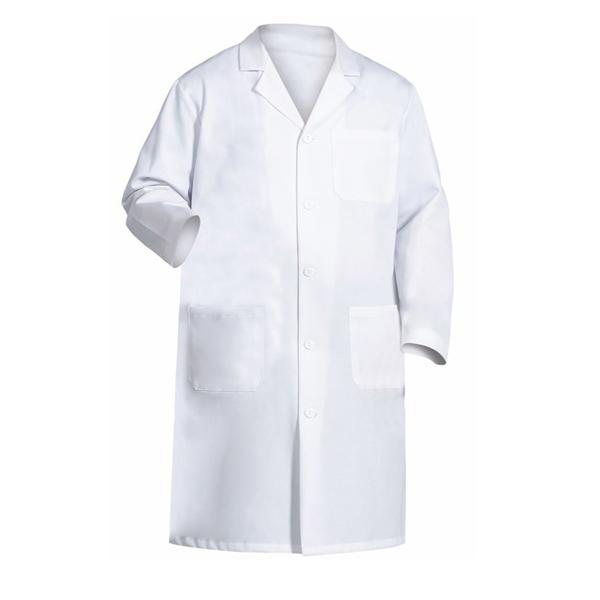 Fashion Seal Lab Coat Knee Length 65% Polyester / 35% Cotton Mens White Size 46 45 In Ea - 6499-46