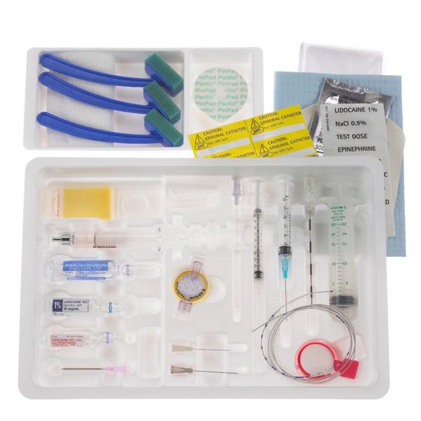 B. Braun Medical Tray Epidural Perifix Continuous Shot W/ Lido/Tgdrm 4X4.75 Drsng Lf Strl 10/Case - 332098