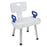 Drive Medical Drive Folding Shower Chair drive With Arms 17 to 23 Inch Height - RTL12606