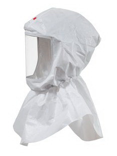 3M Versaflo - Air Purifying Respirator Hood Pull On Closure One Size Fits Most White - S-605-10