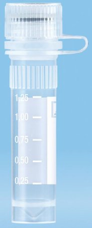 Sarstedt - Microcentrifuge Tube Conical Bottom, Skirted Plain 10.8 X 44 mm 2 mL Without Color Coding Screw Cap Polypropylene Tube - 72.694.416