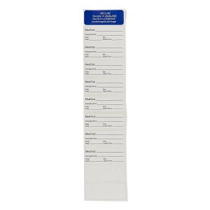 Medline - Pre-Printed / Write On Label Advisory Label White Name Date Patient Information - LBLBLANK