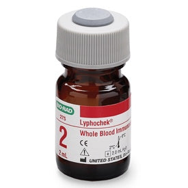 Bio-Rad Laboratories Lyphochek Assayed Control Whole Blood Immunosuppressant Level 2 6 X 2 mL - 275
