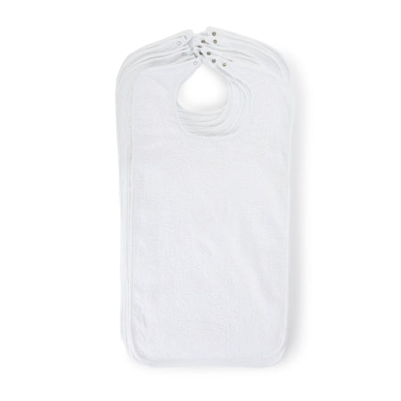 Lew Jan Textile - Bib Snap Closure Reusable Terry Cloth - M41-1836W-SZ