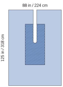 Invenio Healthcare SteriGuard Orthopedic Drape Orthopedic Large U Drape 88 W X 125 L Inch Sterile - I80-09166G-S