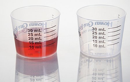 Health Care Logistics - Graduated Medicine Cup 30 mL Clear Plastic Disposable - 19548
