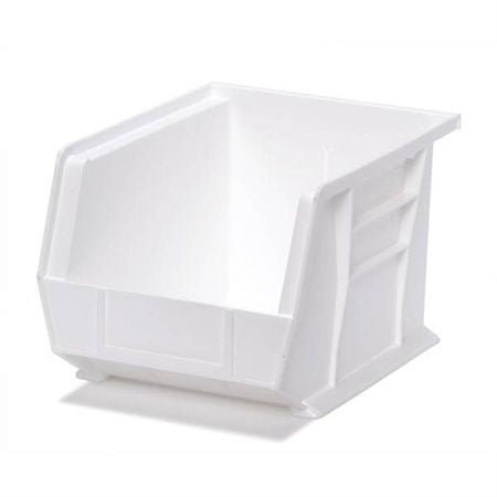 Market Lab Inc Akrobins Storage Bin AkroBins White Industrial Grade Polymers 7 X 8-1/4 X 10-3/4 Inch - 6002-WH