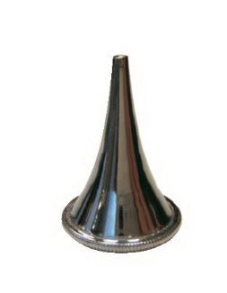 BR Surgical - Ear Speculum Tip Round Tip Size 3 Ebonized 2 mm Reusable - BR44-01020E