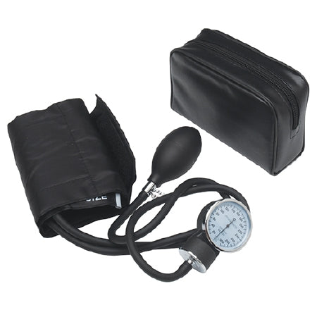 MedSource International Moorebrand Aneroid Sphygmomanometer MooreBrand Pocket Style Hand Held 2-Tube Adult Size Arm - S-BP100