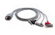 Mindray USA - Mobility ECG Wire 36 Inch, 5-Leads, Pinch Leads, Reusable For DPM 6, DPM 7, Panorama, Passport 2, Passport V, Spectrum, Spectrum OR, V12, V21, Passport 8, Passport 12, T1 Patient Monitor - 0012-00-1514-03