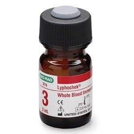 Bio-Rad Laboratories Lyphochek Assayed Control Whole Blood Immunosuppressant Level 3 6 X 2 mL - 276