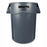 Rubbermaid Brute - Trash Can 44 gal. Round Gray Plastic Open Top - RCP264360GY