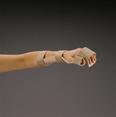 Patterson Medical Supply Rolyan Hand / Wrist Splint Left Hand White Large - A7645