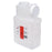 Post Medical Container Sharps 1.5Gal 1-Piece Plastic Screw Cap Translucent 22/Case - 2201-LPBW