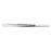 Henry Schein Forcep Splinter 3-1/2" Fine Tip Serrated Straight Stainless Steel Ea - 104-5576