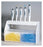 Fisher Scientific Fisherbrand Pipetter Stand Workstation 6.62 X 9.5 X 16.37 Inch, White For Six Pipettors, Two Bins of Tips - 1368124