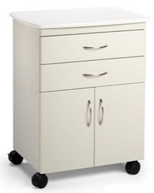 M2 Series - Treatment Cabinet Floor Standing / Mobile 2 Drawers Key Lock - M21D.795.SEB