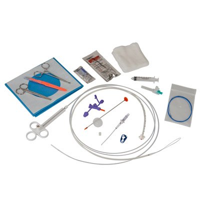 Cardinal Kangaroo Safety Single Pass Pull PEG Kit 20 Fr. Polyurethane Sterile - 762000E