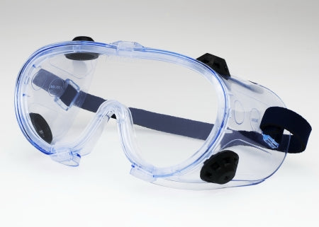 Bel-Art Products Safety Goggles Clear Tint Polycarbonate Lens Clear Frame Elastic Strap One Size Fits Most - 24873-0000