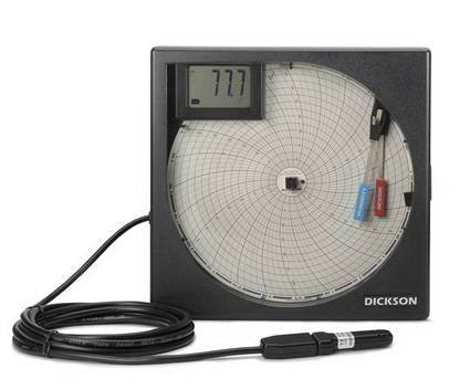 Dickinson Company Temperature and Humidity Chart Recorder 24-Hour / 7-Day / 31-Day - TH8P3