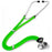Prestige Medical Sprague Stethoscope Green 2-Tube 22 Inch Tube Double Sided Chestpiece - 122-N-GRN