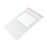 Minigrip Red Line Zip Closure Bag with Write-On Block 6 X 9 Inch LDPE Clear / White Block - GRL4WH0609