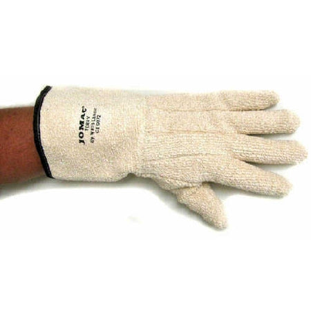 Healthmark Industries Autoclave Glove One Size Fits Most Terry Cloth White 5 Inch Gauntlet Cuff NonSterile - JB-422-5