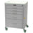Mini24 - Emergency Cart 18 X 24 X 34.4 Inch Light Gray (3)-3 Inch, (1)-6 Inch, (1)-9 Inch Drawer Configuration, 16.75 X 18.5 Inch Internal Drawer - 4145B