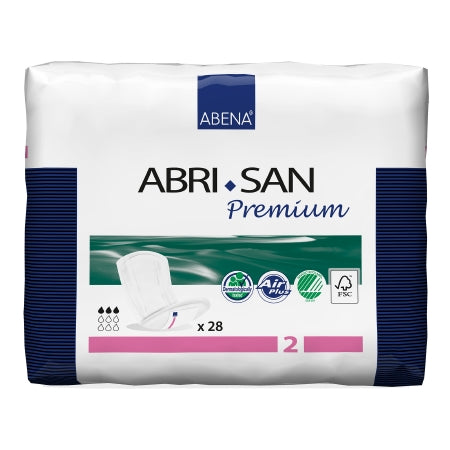 Abri-San Premium - Bladder Control Pad 10 Inch Length Light Absorbency Fluff / Polymer Core Level 2 Adult Unisex Disposable - 9260