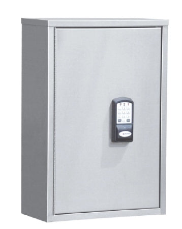 Omnimed Narcotic Cabinet Stainless Steel 4 Adjustable Shelf Audit Digital Lock - 181486