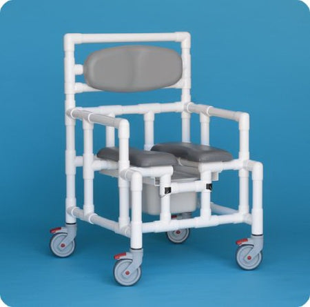 IPU Storm Bariatric Commode Chair Padded Back - LLBC10