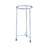 Blickman Industries Hamper Laundry Chrome/Steel Round 25" Diamter Silver Ea - 962025000