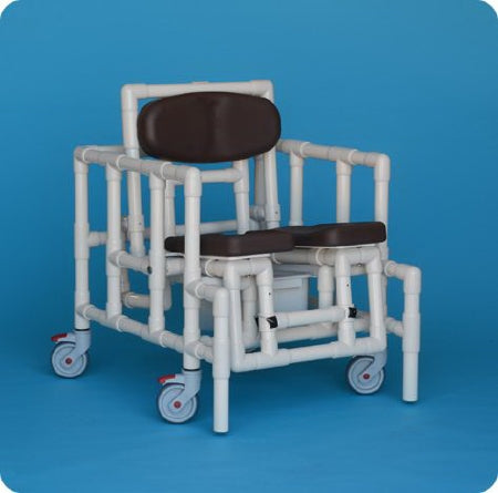 IPU IPU Commode / Shower Chair ipu Padded Back - LLPC08