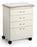 Midmark - Mobile Treatment Cabinet 18 X 29 X 33 Inch Radiance 4 Inch 3 Drawers, 8 Inch One Drawer - M41D.800.SEH