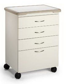 Midmark Mobile Treatment Cabinet 18 X 29 X 33 Inch 4 Drawers Radiance - 41D.800.SEH