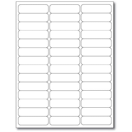 Precision Dynamics Pre-Printed Label White 2-5/8 Inch - WBW30