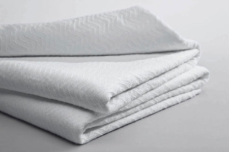 Standard Textile Herringbone Performance Thermal Blanket 66 W X 90 L Inch Cotton 50% / Polyester 50% - 78990401