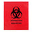 Medegen Medical Products, Bag Biohazard 12X12" Zipper Closure Flm Opaque Red/Black Symbol Ns 1000/Ca - 4930