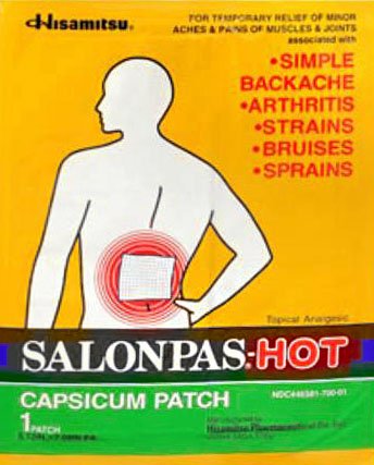 Hisamitsu America Salonpas Hot Topical Pain Relief 0.025% Strength Capsaicin Patch 1 Each - 46581070001