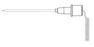 Becton Dickinson Probe, Rectal Rectal, Red, Long Gray 80 Inch Cord, Nonsterile, Reusable Turbo Temp Thermometer Model 2185 and Uses P-850 Probe Covers - 2888B