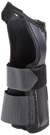 Bird & Cronin Performance Wrist Brace Metal Palmar Stay, Aluminum Dorsal Stay Vinyl, Flannel Left Hand Black X-Large - 8144675
