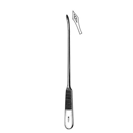 Sklar - Mandibular Awl Obwegeser 5 Inch Angled Curvature, Stainless Steel OR Grade - 26-2005