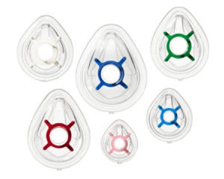 Cypress O-Two Anesthesia Face Mask Round Style Child / Adult Small Size 3 Hook Ring - 02FM5207-CS